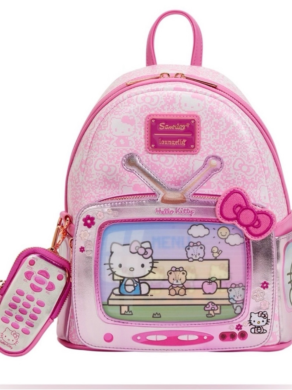 Loungefly Hello Kitty Pink TV Mini Backpack